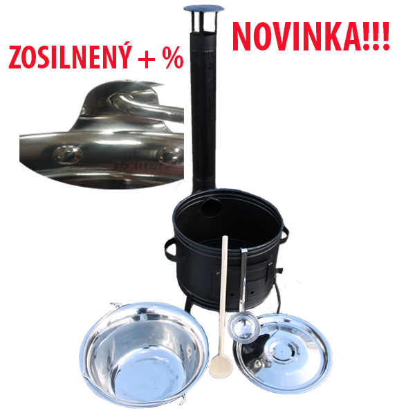 Nerezový gulášový set 30 L Zosilnený