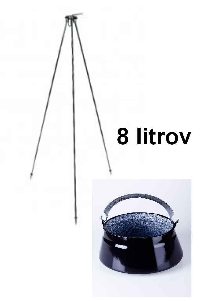 Kotlík na ryby 8 l + trojnožka