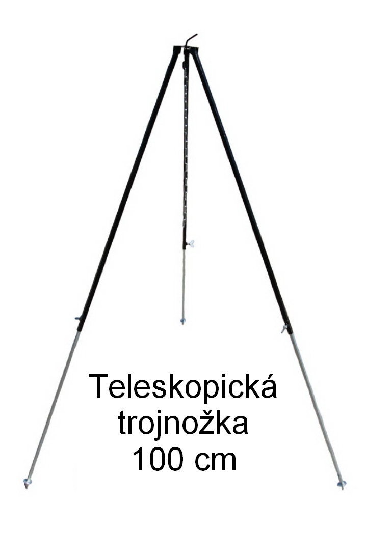 Trojnožka teleskopická na kotlík stredná