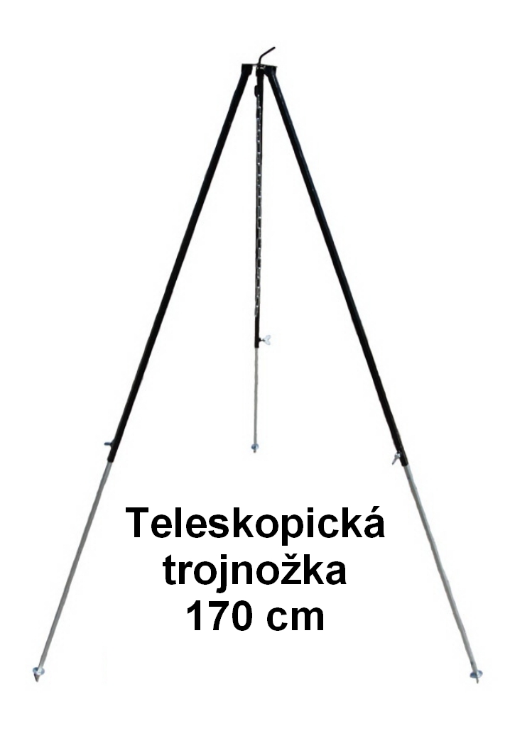 Teleskopická trojnožka na kotlík veľlká