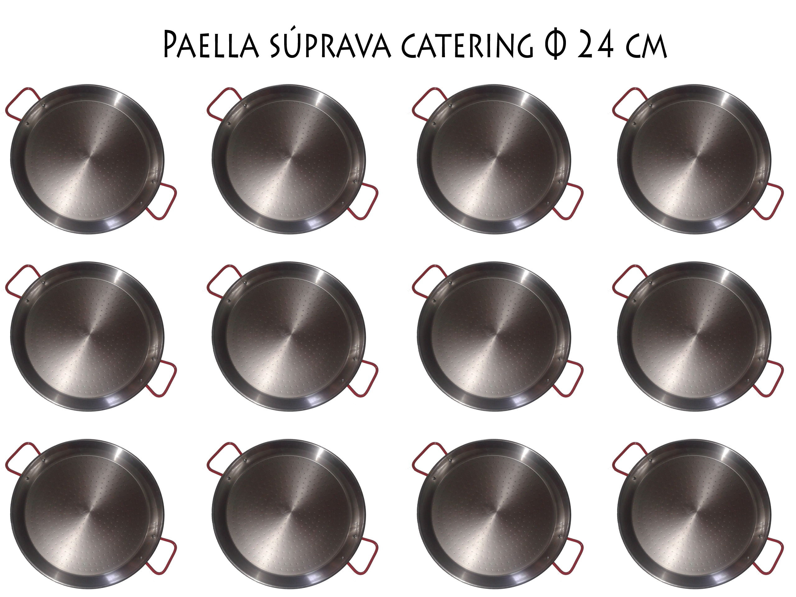 Paella catering set medium 12ks