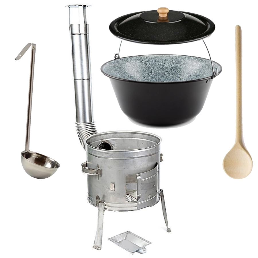 Nerezová kotlina so smaltovaným kotlíkom 30 l