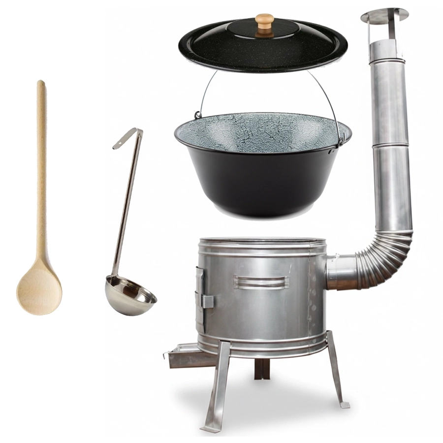 Smaltovaný kotlík 30 L s nerezovou kotlinou