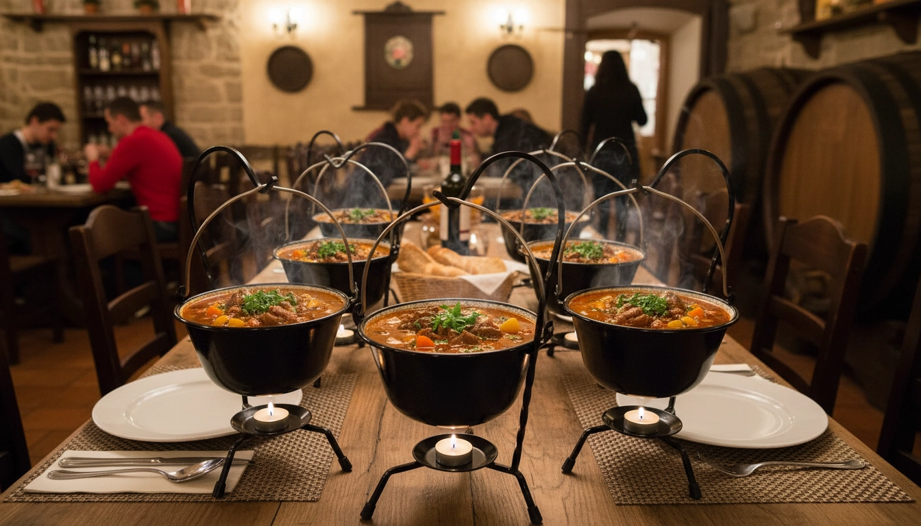 Servírovacie kotlíky so stojanom súprava