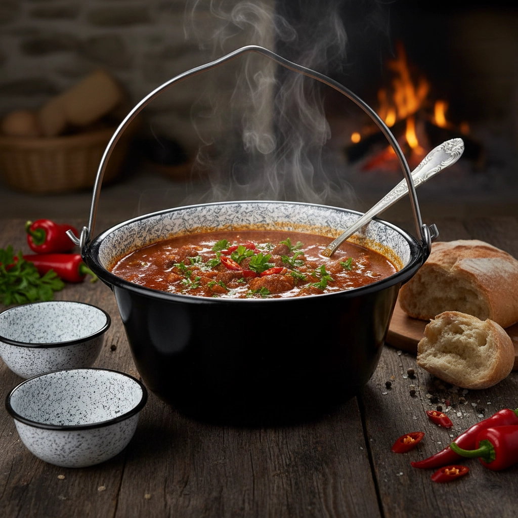 Kotlík na servírovanie gulášu