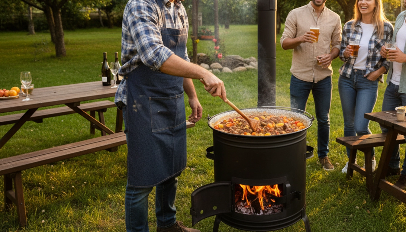 Smaltovaný kotlík 20 L s kotlinou
