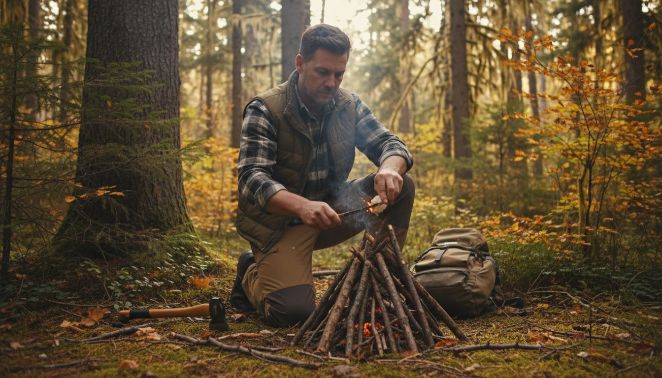 Ako založiť oheň v prírode