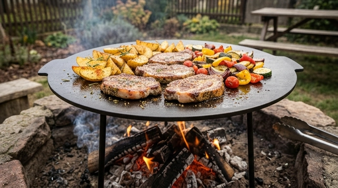 Grilovaná krkovička na ohni: najlepší recept na liatinovom disku
