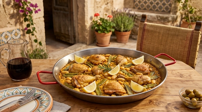 Kuracia paella recept