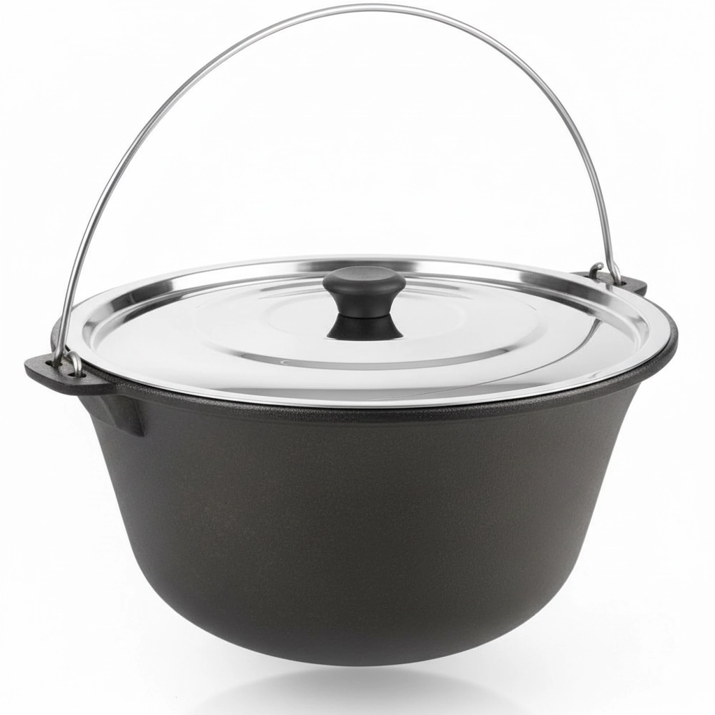 Liatinový kotlík 16 L Kompletka