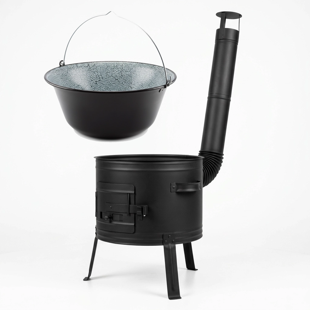 Smaltovaný kotlík 13L s kotlinou Easy Basic