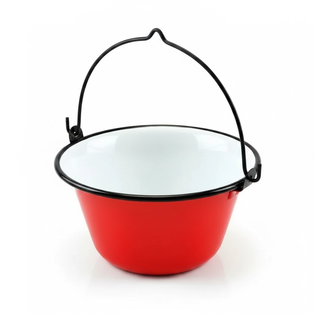 Servírovací kotlík na guláš červený