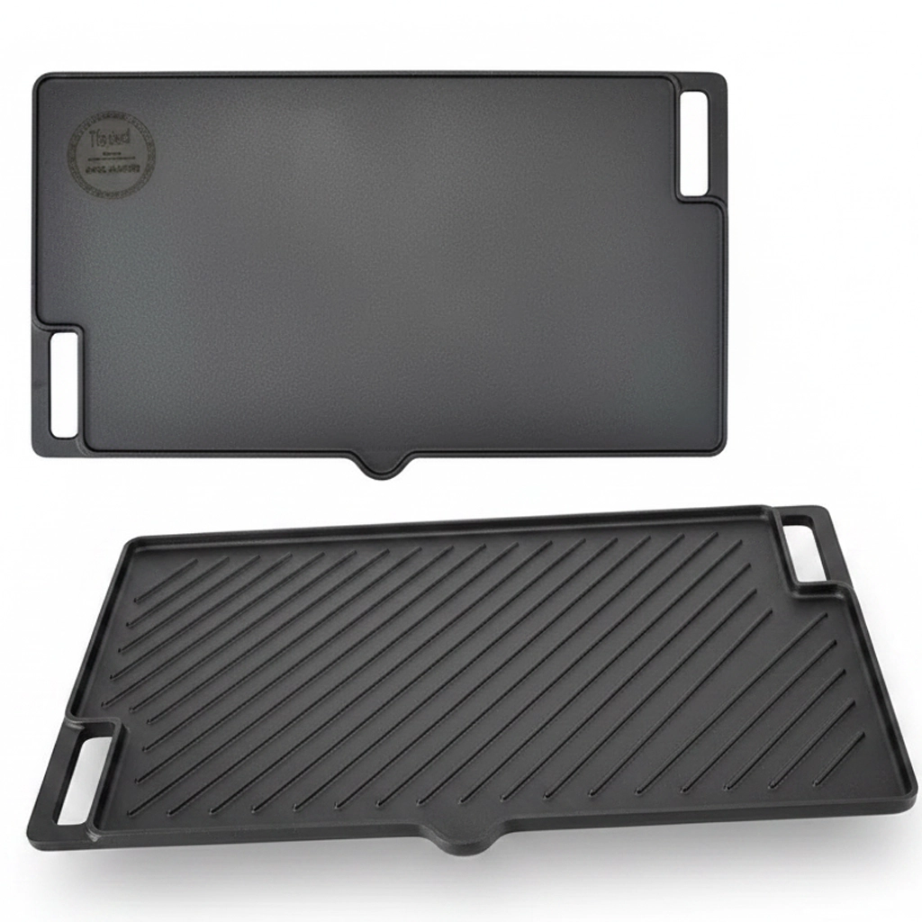 Liatinová platňa na grilovanie 45x25 cm