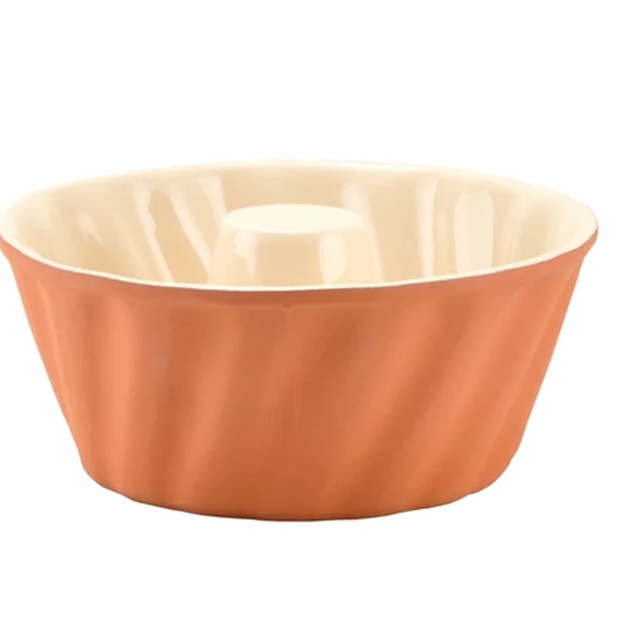 Hlinená forma na bábovku 25 cm s glazárou