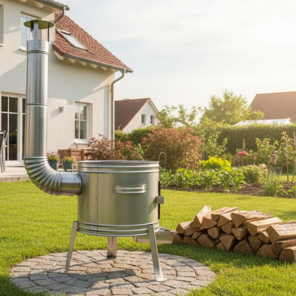 Nerezová kotlina pod kotlíky 36 cm