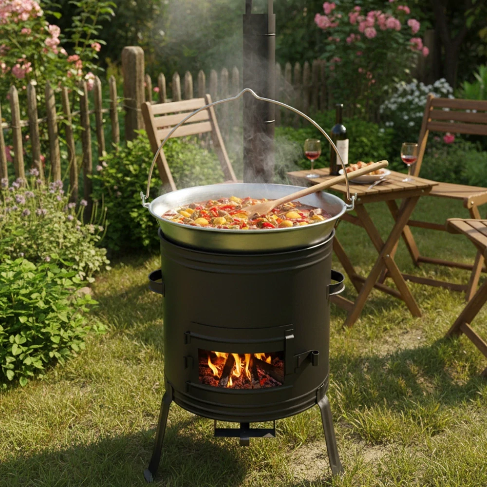 Nerezový kotlík 20L (1,5 mm) + Ohňovzdorná kotlina