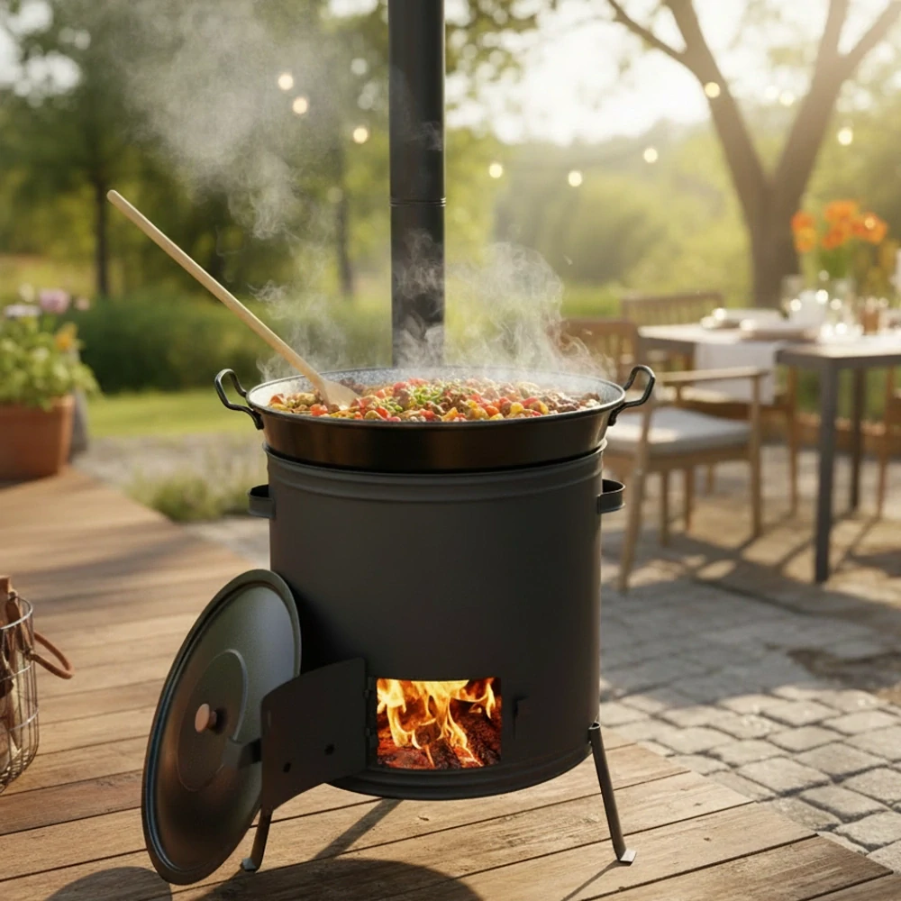 Súprava na zabíjačku 60 L s kotlinou a dymovodom