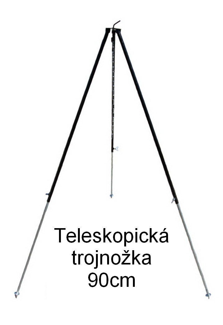 Teleskopická trojnožka na kotlíky