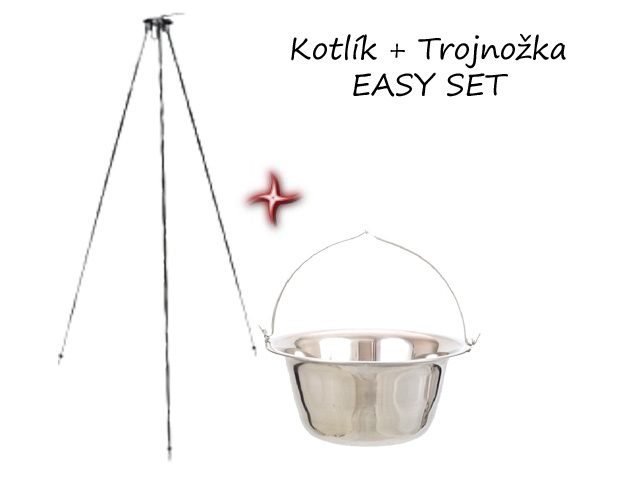 Antikorový kotlík s trojnožkou 22 l EASY