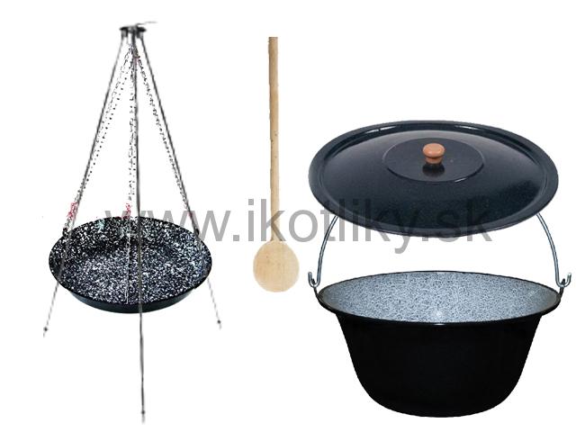 Kotlík na guláš 20 l + Panvica na grilovanie