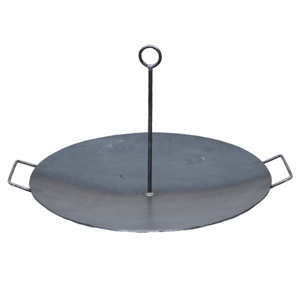 Železná grilovacia panvcia závesná 49 cm