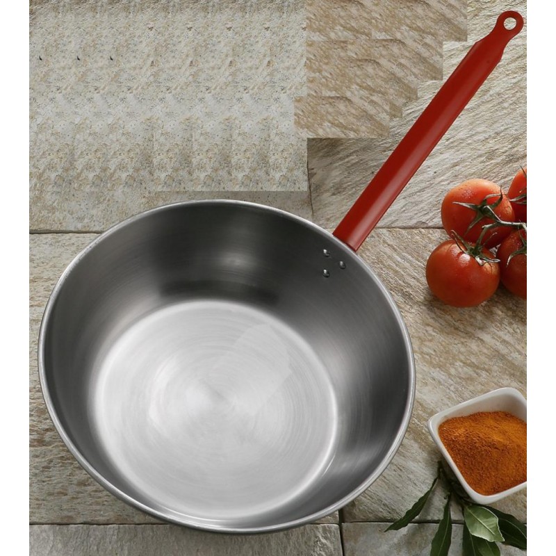 Oceľová panvica hlboká 28 cm