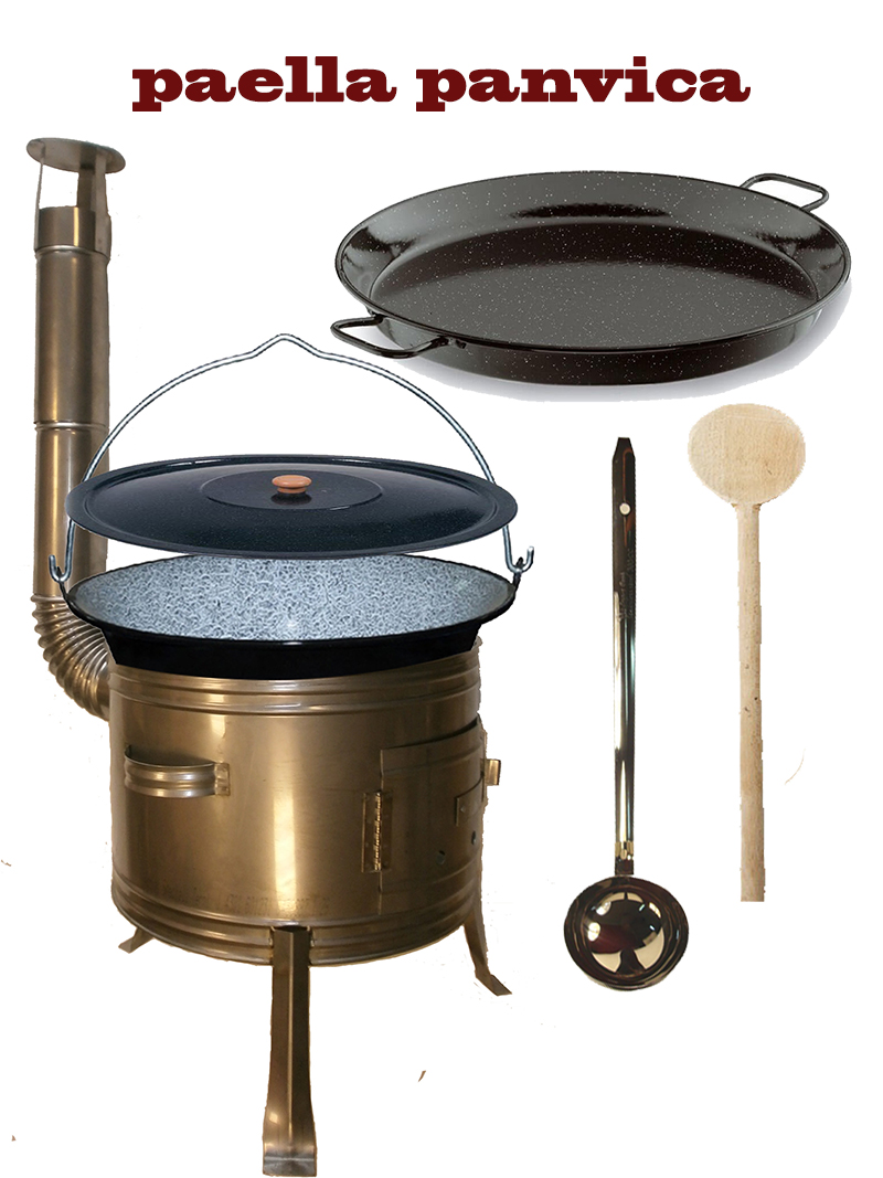 Nerezový set 16L paella panvica | ikotliky.sk