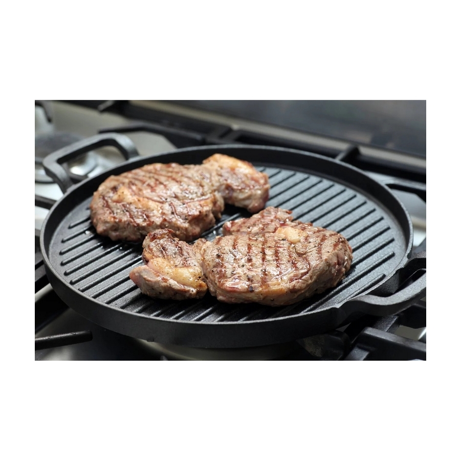 Liatinová panvica 31 cm Grill
