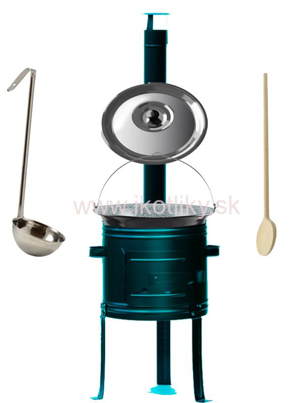 Smaltovaný kotlík 25 L + Kotlina Home Extra