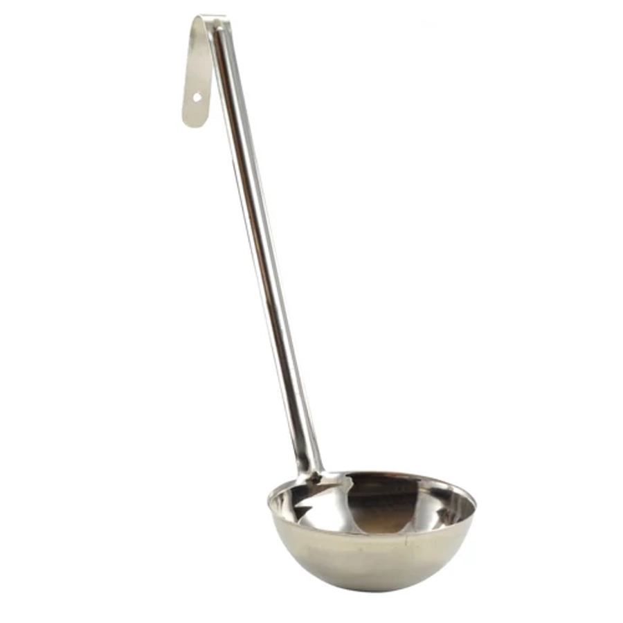 Veľká nerezová naberačka do kotlíka a hrnca