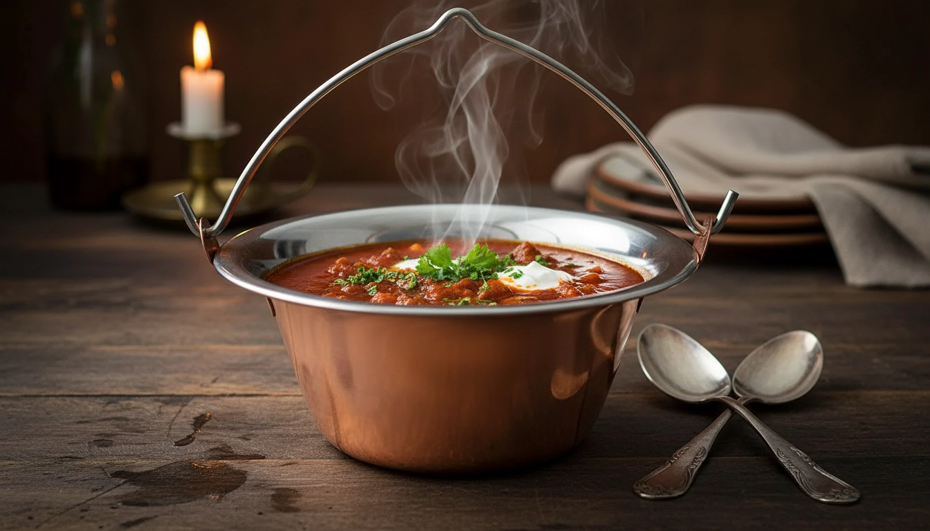 Nerezový mini kotlík na guláš