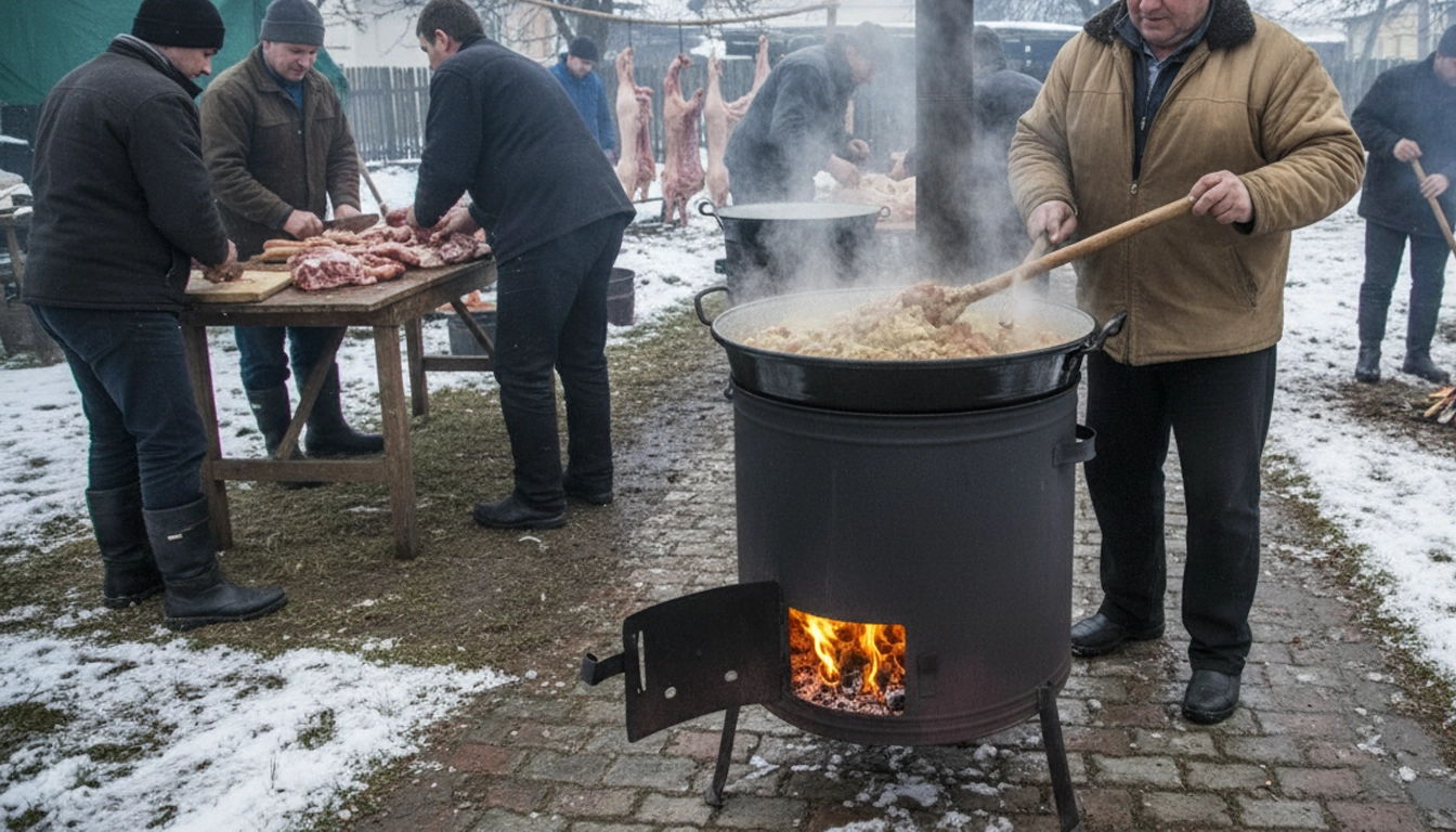 Kotlinová súprava na zabíjačku